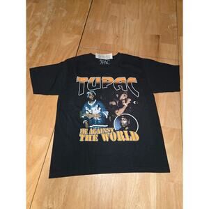 Tupac Shakur Kids Graphic T-Shirt Me Against The World Size 4/5 NWT Rap Tee